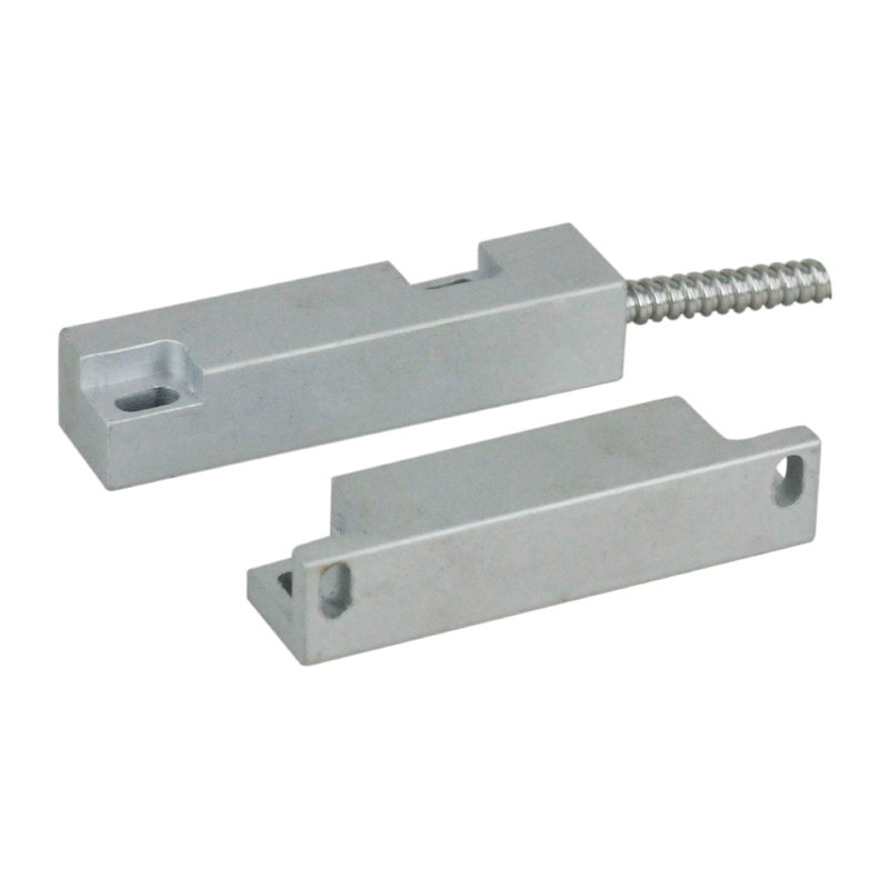 BS-2073AC Wired Metal Rolling Garage Door Switch Magnetic Door Contacts SensorsMetal Magnetic Reed Switch Normally Open Closed NC NO Door Alarm Security