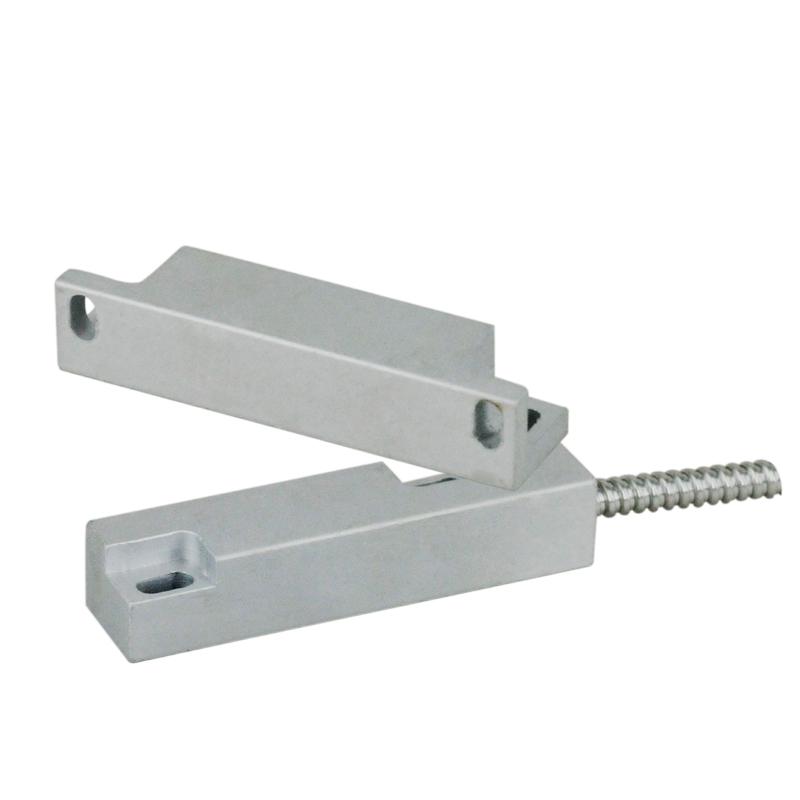 BS-2073AC Wired Metal Rolling Garage Door Switch Magnetic Door Contacts SensorsMetal Magnetic Reed Switch Normally Open Closed NC NO Door Alarm Security