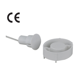 BR-1021DCM 0E-STLDRMAG Recessed Magnetic Door Contact Security Alarm Window Sensor
